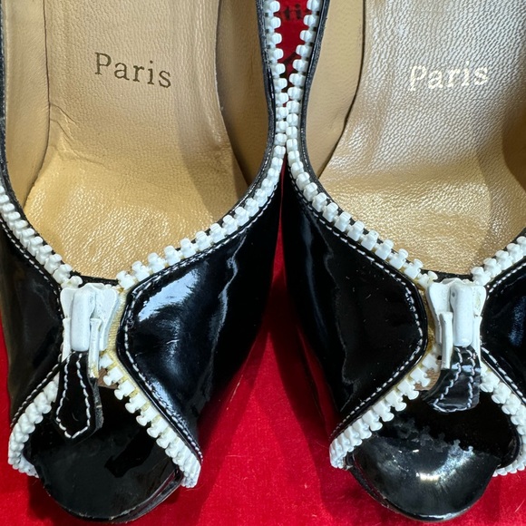 Christian Louboutin Caracolo/Plateau, black, US 7 - Picture 7 of 10